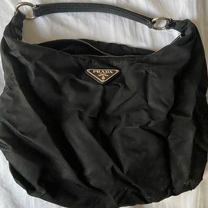 Vintage Prada Nylon Shoulder Bag - Large